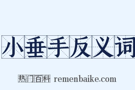 小垂手反义词是什么意思的图片